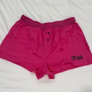 Pink Women's Pijama Shorts